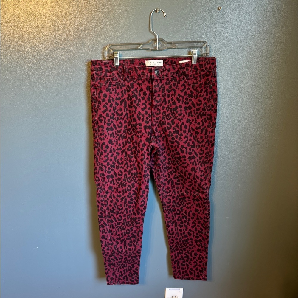Social Standard by Sanctuary Leopard Print Jeans